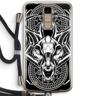 Oh Deer: LG K10 (2016) Transparant Hoesje met koord