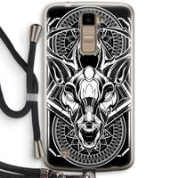 Oh Deer: LG K10 (2016) Transparant Hoesje met koord