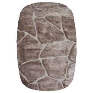 Veer Carpets - Vloerkleed Macy Bruin - Rounded Corners 160 x 230 cm