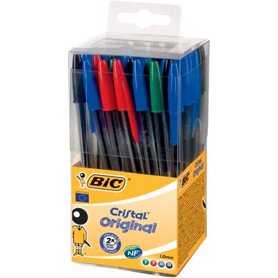 Balpen bic cristal tubo 50 m assorti Balpen bic cristal tubo 50 m assorti