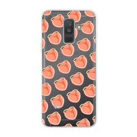 Just peachy: Samsung Galaxy A6 Plus (2018) Transparant Hoesje