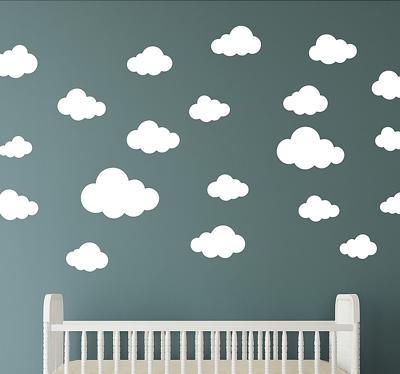 Kleine wolken voor kinderen muursticker