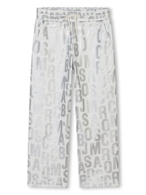Marc Jacobs Kids pantalon de jogging à logo imprimé - Tons neutres