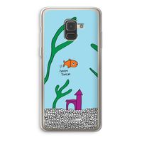 Aquarium: Samsung Galaxy A8 (2018) Transparant Hoesje