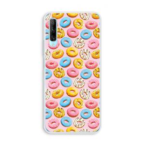 Pink donuts: Huawei P Smart Pro Transparant Hoesje