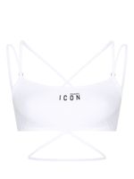 DSQUARED2 brassière de sport Icon - Blanc - thumbnail