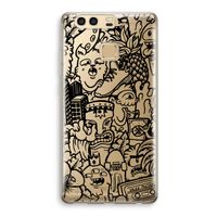 Vexx Black Mixtape: Huawei P9 Transparant Hoesje