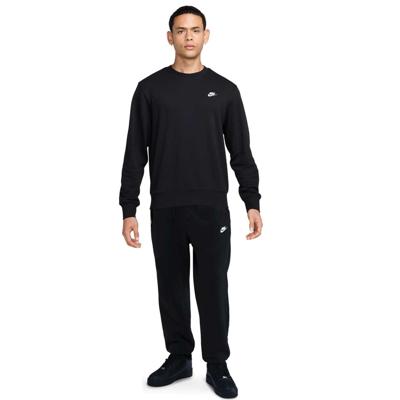 Nike Sportswear Club Fleece Crew Joggingpak Zwart Wit