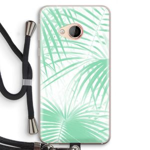 Palmbladeren: HTC U Play Transparant Hoesje met koord
