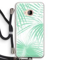 Palmbladeren: HTC U Play Transparant Hoesje met koord