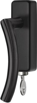 Formani Basics LB4-DKLOCK-O draaikiepgarnituur afsluitbaar linksdraaiend - mat zwart