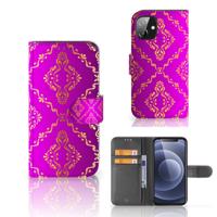Wallet Case Apple iPhone 12 Mini Barok Roze
