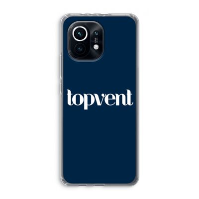 Topvent Navy: Xiaomi Mi 11 Transparant Hoesje