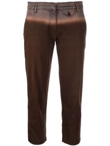 Prada Pre-Owned pantalon court à effet dégradé (années 2000) - Marron