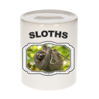 Dieren luiaard spaarpot - sloths/ luiaards spaarpotten kinderen 9 cm