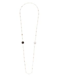 Pasquale Bruni "collier Bon Ton en or rose 18ct, quartz fumé, quartz laiteux et diamant"