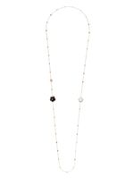 Pasquale Bruni "collier Bon Ton en or rose 18ct, quartz fumé, quartz laiteux et diamant"