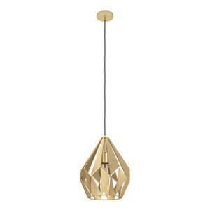 EGLO Carlton Hanglamp - E27 - Ø 31 cm - Goud