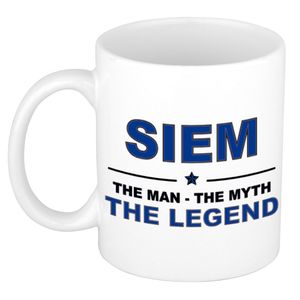 Siem The man, The myth the legend collega kado mokken/bekers 300 ml