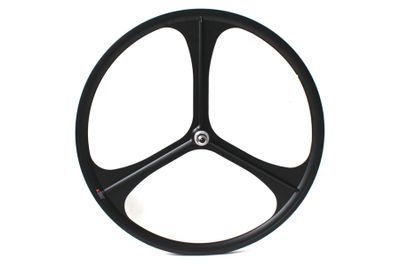 Teny Rim Tri Spoke Fixed Gear Achterwiel - Zwart Teny Rim Tri Spoke Fixed Gear Achterwiel - Zwart
