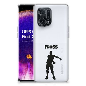 OPPO Find X5 Telefoonhoesje met Naam Floss