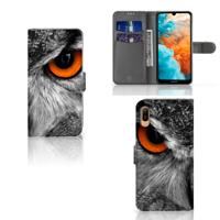 Huawei Y6 (2019) | Telefoonhoesje | Met pasjeshouder | Uil