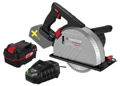 PARKSIDE PERFORMANCE Accu-metaalcirkelzaag 20 V met accu en lader