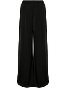 Fabiana Filippi pantalon en satin à coupe ample - Noir