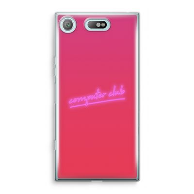 Vice Glow: Sony Xperia XZ1 Compact Transparant Hoesje
