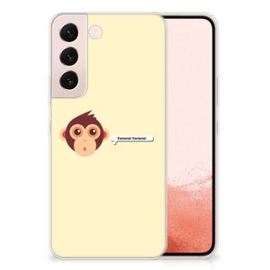 Samsung Galaxy S22 Telefoonhoesje met Naam Monkey