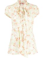 Nº21 chemise fleurie à fermeture nouée - Multicolore