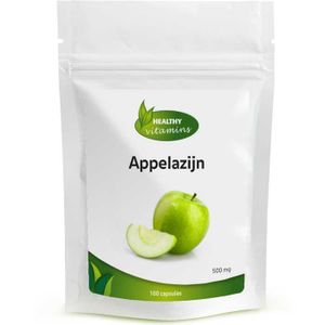 Appelazijn | 100 capsules | 500 mg | Vegan | Vitaminesperpost.nl