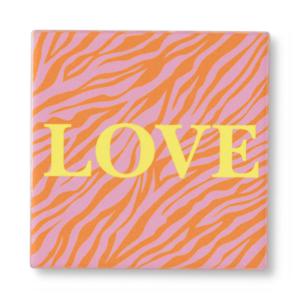 Siertegel Love - 10x10x0.5 cm