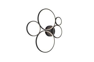 Trio Design plafondlamp Rondo 5-rings 622610532