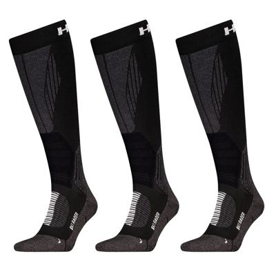 HEAD Skisokken Racer Kneehigh 3-pack Zwart-35/38