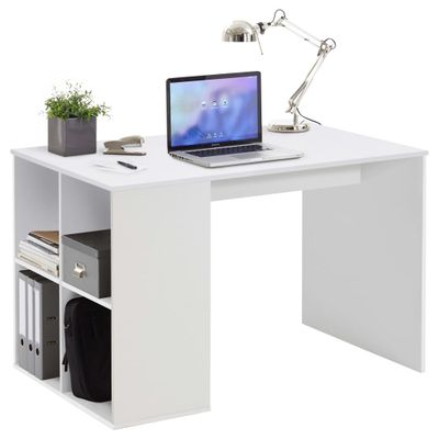 FMD Bureau met zijschappen 117x72,9x73,5 cm wit FMD Bureau met zijschappen 117x72,9x73,5 cm wit