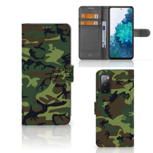 Samsung Galaxy S20 FE Telefoon Hoesje Army Dark