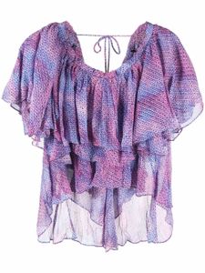 ISABEL MARANT blouse Angele imprimée - Violet