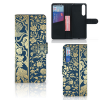 Sony Xperia 1 II Hoesje Beige Flowers - thumbnail