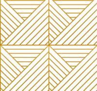 Gouden geometrische lijnen behang woonkamer