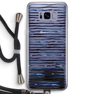 Verrassende lijnen: Samsung Galaxy S8 Plus Transparant Hoesje met koord