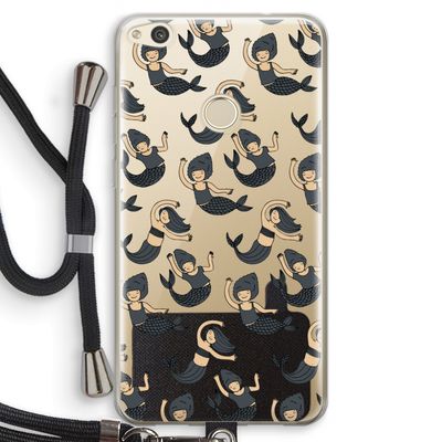 Zeemeermin: Huawei Ascend P8 Lite (2017) Transparant Hoesje met koord