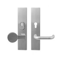 GPF Comfort veiligheidsschild rechthoekig knop/kruk RVS