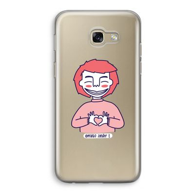Hartje: Samsung Galaxy A5 (2017) Transparant Hoesje