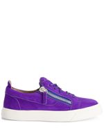 Giuseppe Zanotti baskets Nicki en daim - Violet