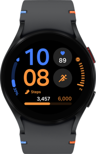 Samsung Galaxy Watch FE 3,05 cm (1.2") AMOLED 40 mm Digitaal 396 x 396 Pixels Touchscreen Zwart Wifi GPS