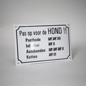 Bord pas op voor de hond zware kwaliteit