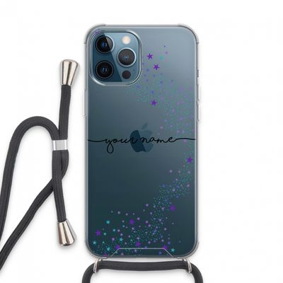 Sterren: iPhone 13 Pro Max Transparant Hoesje met koord