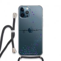 Sterren: iPhone 13 Pro Max Transparant Hoesje met koord