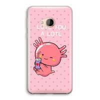 Love You A Lotl: HTC U Play Transparant Hoesje
